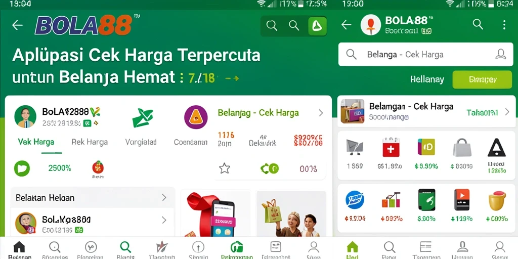 Antarmuka BOLA88 untuk cek harga produk yang intuitif.