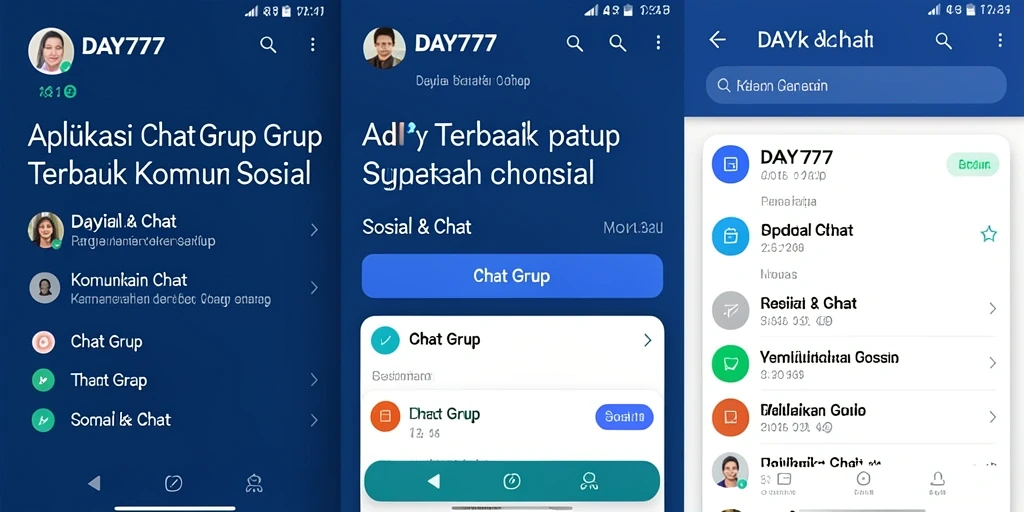 Antarmuka pengguna DAY777 yang intuitif dan menyenangkan.