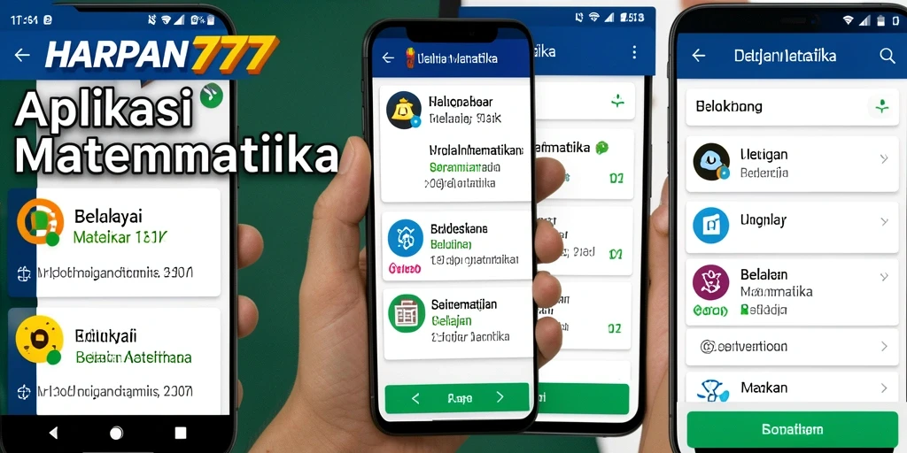 Antarmuka aplikasi HARAPAN777 yang interaktif dan edukatif.