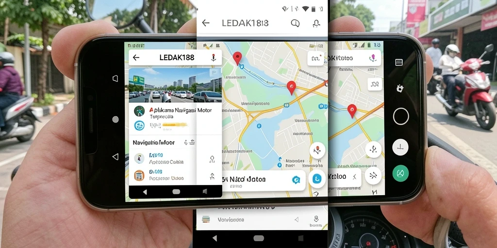 Tampilan antarmuka utama LEDAK188 dengan fungsi Navigasi Motor yang intuitif.